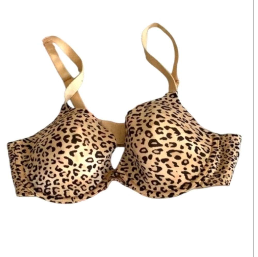 Playtex Brassierre By Secrets leopard print print 38C Adjustable straps .
